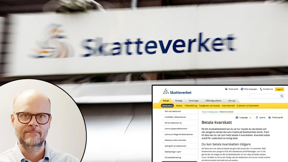 "Den höga kostnadsräntan beräknas till dess en inbetalning eller annan kreditering bokförs på skattekontot eller till och med den dag skulden överlämnas till Kronofogden", säger Daniel Eriksson, rättslig expert på Skatteverket.