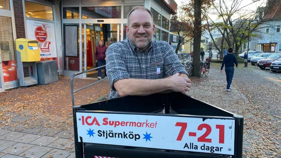 Ica-handlaren Johan Lindblom och hans personal flyttar snart från butikslokalerna på Torggatan. 