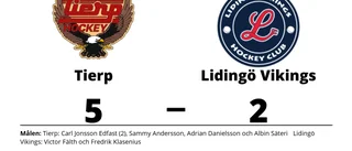Carl Jonsson Edfast tvåmålsskytt när Tierp vann