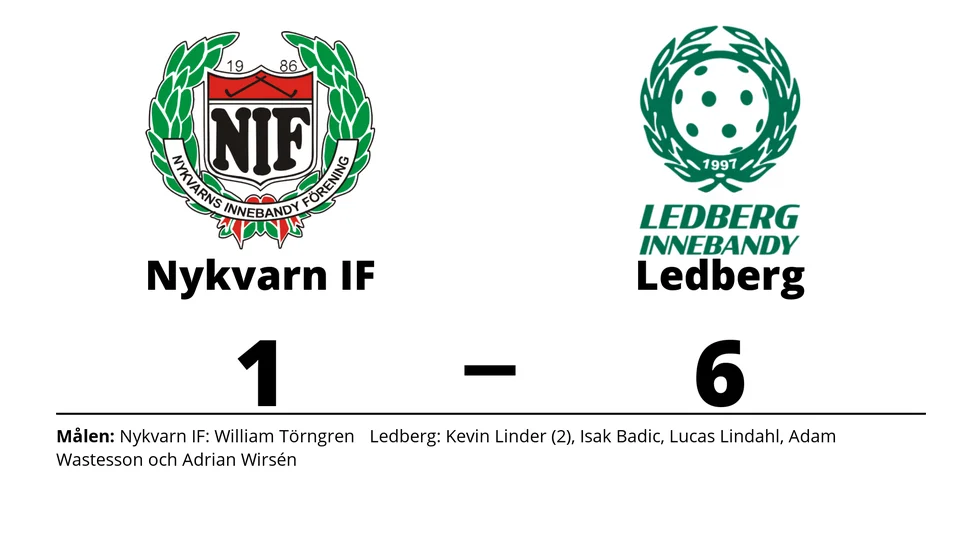 Nykvarns IF förlorade mot Ledberg IBF