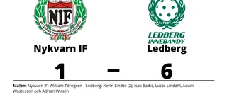 Ledberg utklassade Nykvarn IF på bortaplan