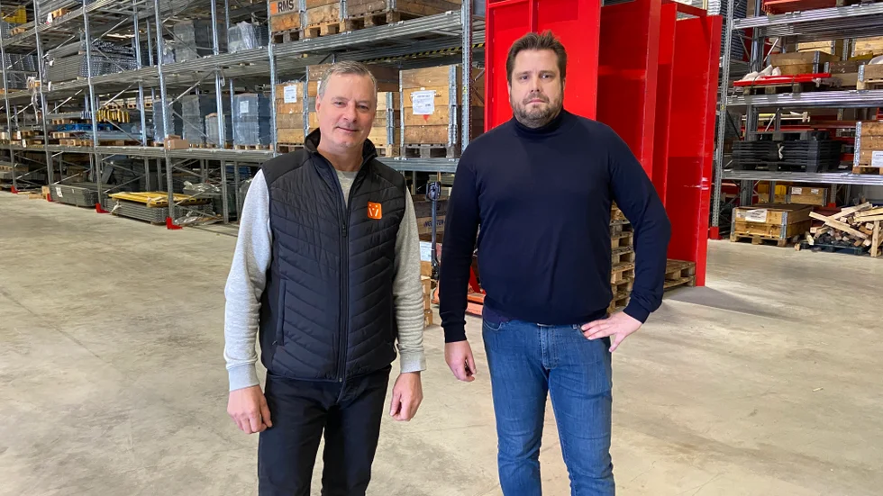 Grundaren Roger Lindmark och vd Johan Harlén.