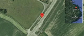 Stopp på väg 288 på grund av en singelolycka