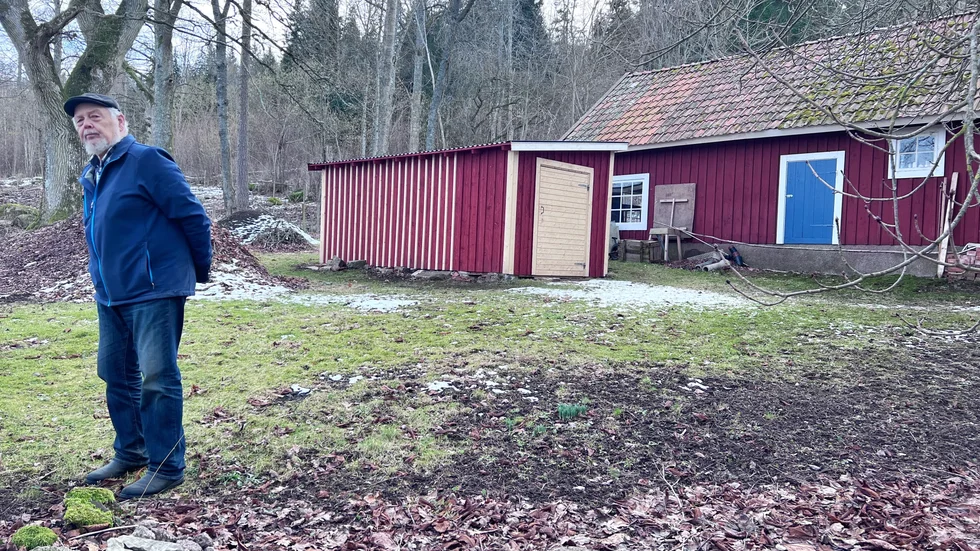 Arne Bergqvist beskriver att han slitit med gräsmatta och reparationer av hus under det gångna året, men är nu nöjd över resultatet.