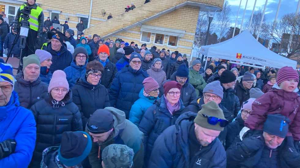 Kalixborna gick man ur huse för att fira att skidfesten drar igång.