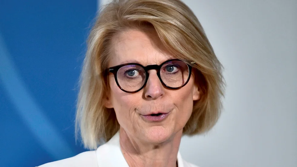 Finansminister Elisabeth Svantesson (M). Arkivbild.