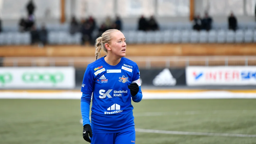 Sunnanås lagkapten Emma Burman är redo för säsongens första bortmatch. 
