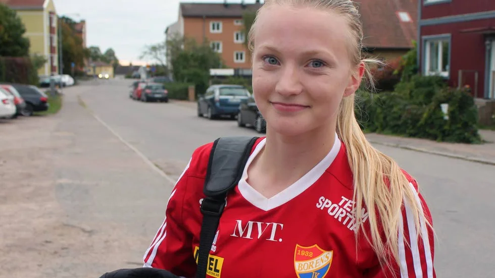 BÄST. Frida Elofsson var bästa Borenspelare i 0–0-matchen borta mot Assyriska.