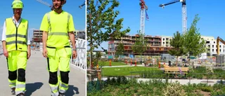 Tjuvkik: Här är den grönskande parken – och splitternya bron