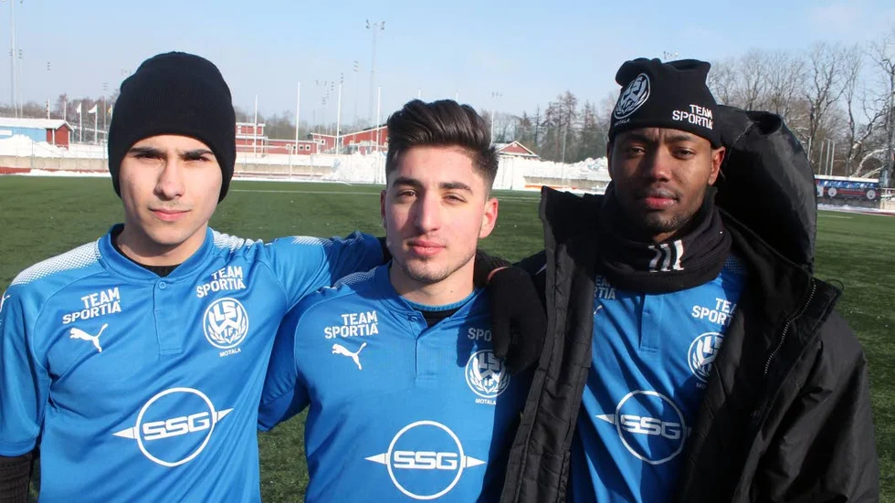 MÅLSKYTTAR. Davor Jelic, Charbel Hanna och Eden Iradukunda var tre av målskyttarna när LSW vann cupens premiärmatch.