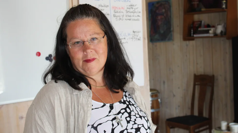 Entreprenören Sofia Cerne har hållit workshops inom tantrisk BDSM i över tio års tid. Sedan sju år tillbaka är det hennes huvudförsörjning.