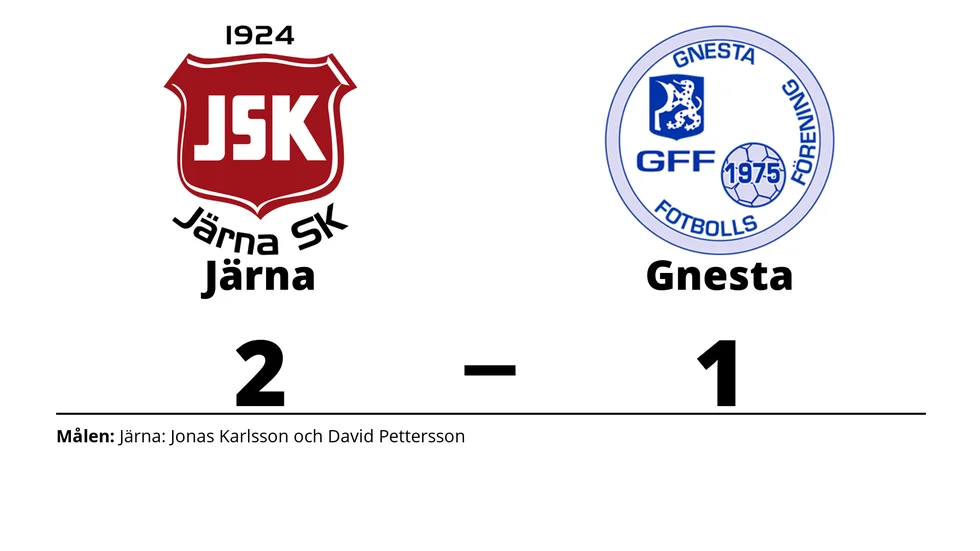 Järna SK vann mot Gnesta FF Herr