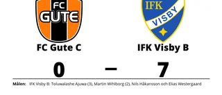 Storseger för IFK Visby B borta mot FC Gute C