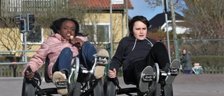 Trampbilsrace och glass på Norras kvällsaktivitet