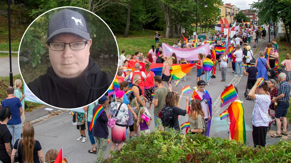 Per Lundin, ordförande för RFSL Katrineholm, ser fram emot att se katrineholmarna sluta upp i pridetåget den 26 augusti. 