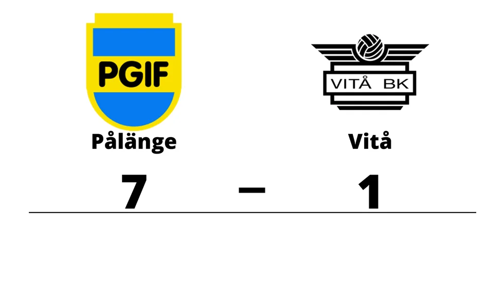 Pålänge GIF vann mot Vitå BK