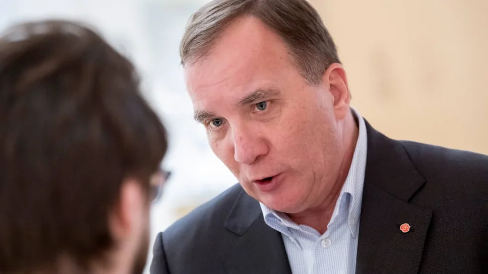 Vi såg inte det komma, sade Stefan Löfven.