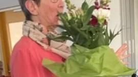 Karin Stenvall avtackades efter många års styrelsearbete.