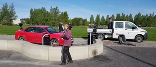 Påverkad man med tillhygge greps i skateparken