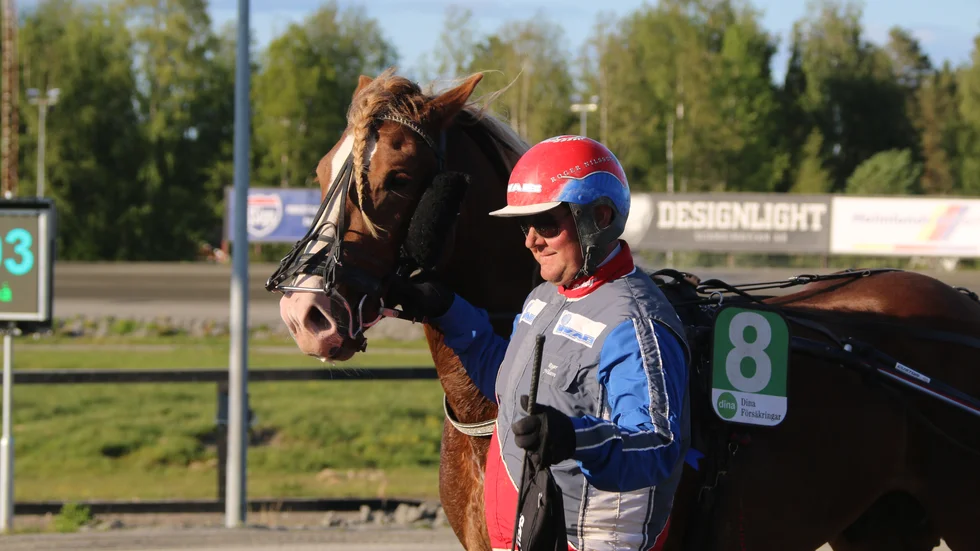 Sjöli Morten (Roger Nilsson) vann tredje raka segern i Lycksele.