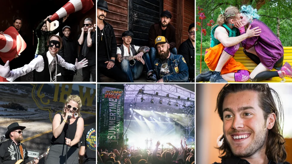 Konsertsommaren i Skellefteå bjuder på en stor variation av internationella och lokala artister.