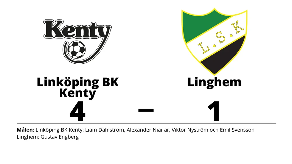 BK Kenty vann mot Linghems SK