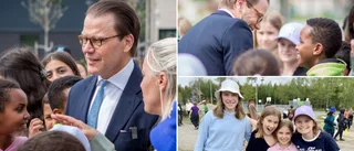 Fick kungligt besök på skolgården