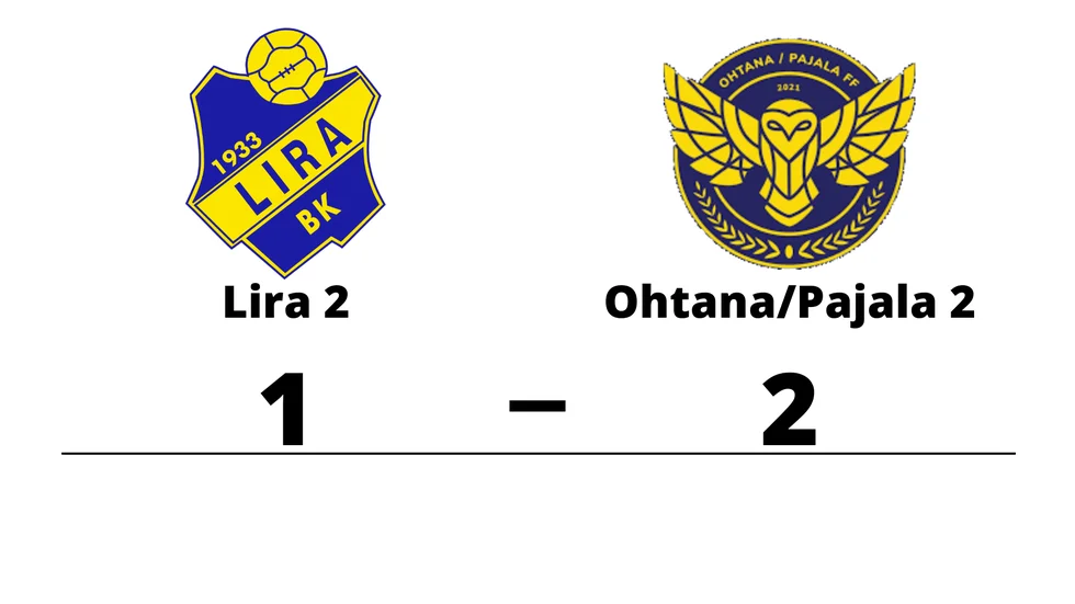 Lira BK 2 förlorade mot Ohtana/Pajala FF 2