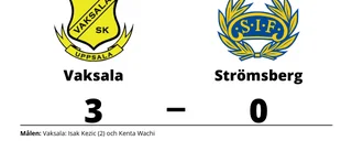 Starka Vaksala fortsätter vinna