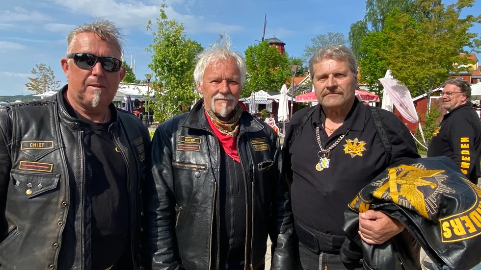 Janne Lundvall från Göteborg, Nenne Johansson från Stockholm och Stig Eriksson från Strängnäs är alla medlemmar i Fire riders.
