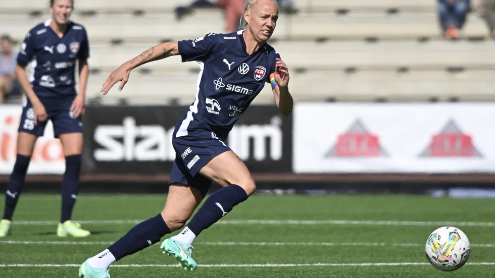 Caroline Seger gjorde comeback efter skada i söndagens damallsvenska match mellan Rosengård och Kif Örebro.