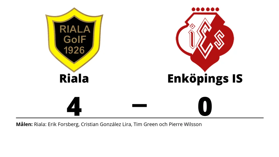 Riala GoIF vann mot Enköpings IS
