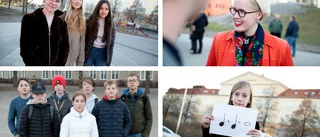 Elever på Folkungaskolan protesterade mot nedläggningen