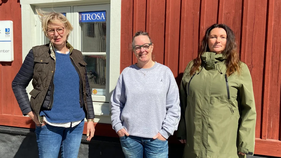 Anna Gunnarsson, Lotta Karlkvist och Christina Jansson har nyligen skaffat kontor i Trosa.