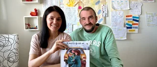 Hon illustrerar flytten från Ukraina i ny barnbok