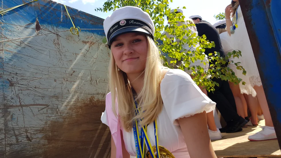 Mynta Rasmussen tänker bli polis, precis som sina tre farbröder. 