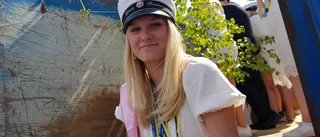 Mynta Rasmussen, 18, siktar på att bli polis