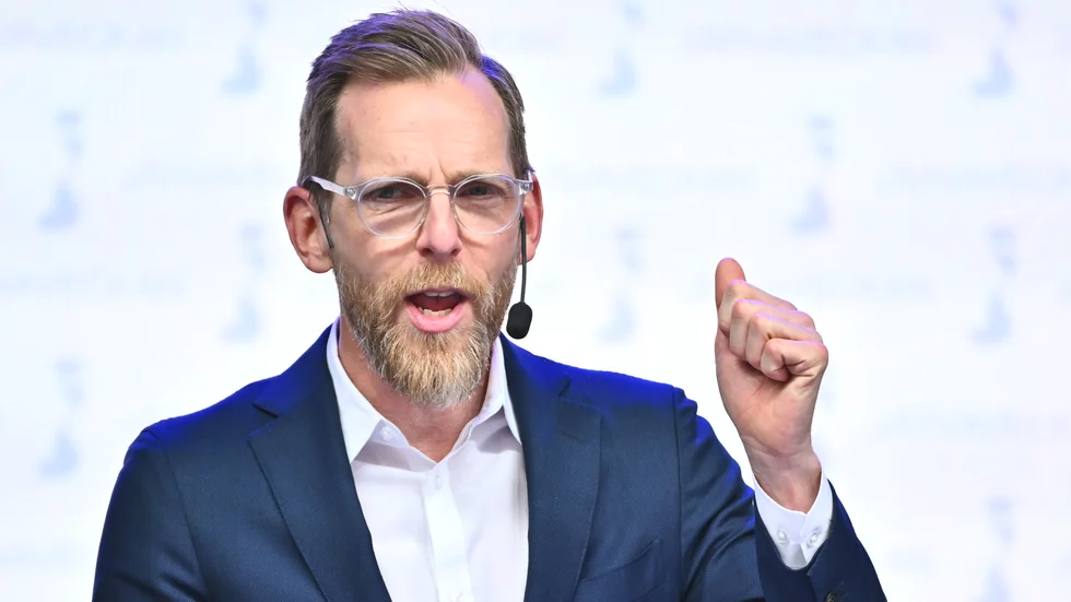 Kristdemokraternas Jakob Forssmed slår ett slag för skattegynnade företagsgåvor. Arkivbild.