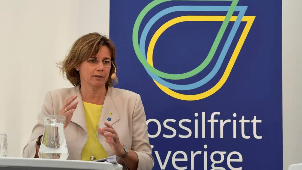 Pragmatiska miljöpartister. Isabella Lövin i Almedalen.