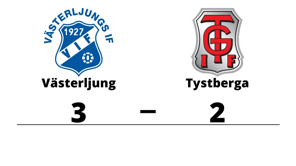 Västerljungs IF vann mot Tystberga GoIF