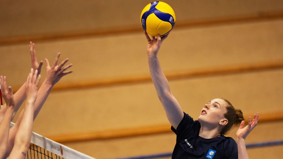 Isabelle Haaks Sverige besegrade Bosnien-Hercegovina. Arkivbild.
