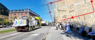 Här är färdvägen för studentkortegen 