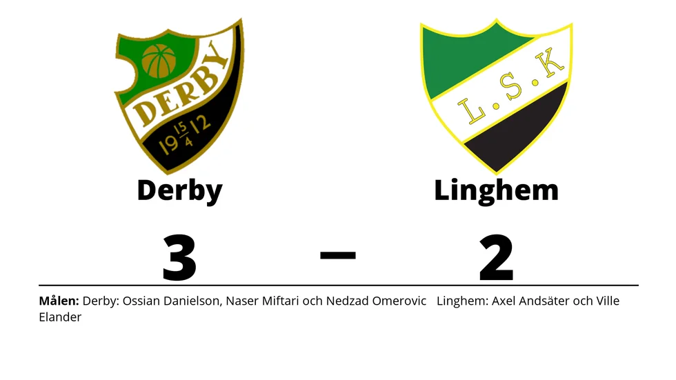 BK Derby vann mot Linghems SK