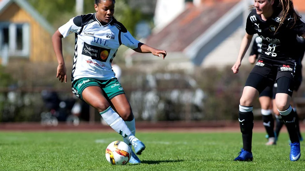 Stark. Var Annie Agouda på mittfältet mot Nittorp. Det hjälpte dock inte denna gång.