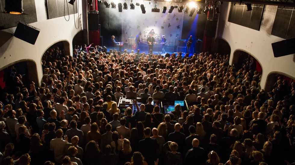 Joel Alme uppträder 2016 på Debaser Medis, en Stockholmsscen som inte finns längre. Arkivbild.
