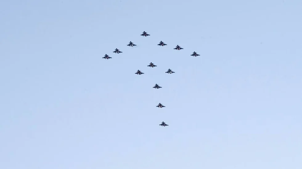 Nästa vecka utför F 21 den årliga julgransflygningen. 