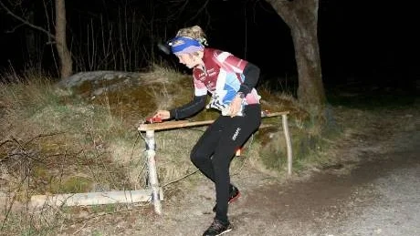 Linnea Ivarsson Sandberg stod för en fin insats i Kisa. Foto: Nils Sjödin
