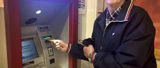Automaten tog hans pengar