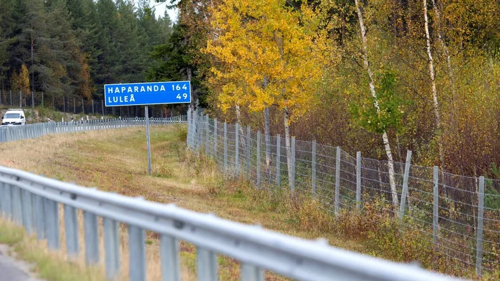 VILTSTÄNGSEL. E4 är kantad av viltstängsel med grindar. Matsåke Bergström resonerar och reagerar på att "ingen verkar bry sig" och undrar vem som bär ansvaret om en olycka är framme. (Arkivbild)