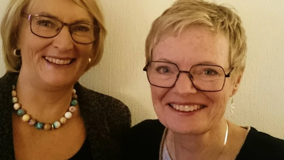 Ewa Rosendahl, till vänster, och Tina Järdhult samarbetar även kring bok nummer två.